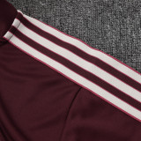 25/26 Bayern Maroon  Kids  Half Pull Tracksuit #E2515 (半拉链)