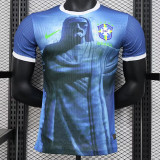 24/25 Brazil Royal Blue Special Edition Player Version Soccer Jersey