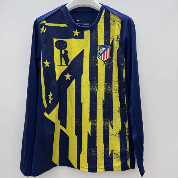 25/26  ATM Special Edition Blue Long Sleeve Fans Soccer Jersey