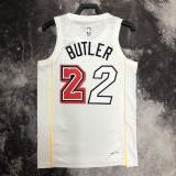 22/23 HEAT BUTLER #22 White City Edition Top Quality Hot Pressing NBA Jersey