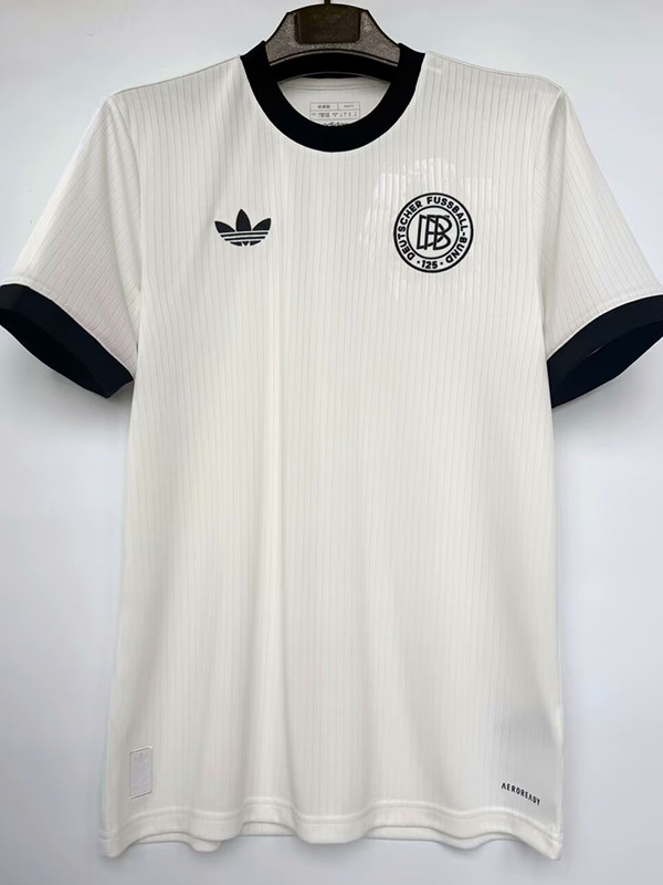 25/26 Germany White 125th Anniversary Edition 1:1 Fans Soccer Jersey