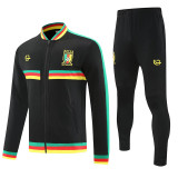25/26 Cameroon Black Jacket Tracksuit