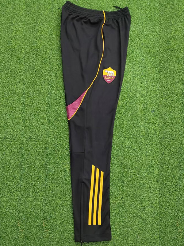 25/26 Roma Black Player Version Training Long Pants