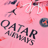 24/25 PSG Pink Graffiti Hooded  Tracksuit