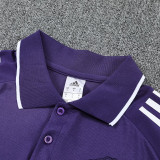 25/26 Man Utd Purple polo shirts pants suit