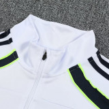 25/26  RMA White# Navy blue pants Half Pull Tracksuit (半拉链)