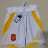 2024 Spainl White Player Version Shorts Pants