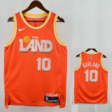 25/26 Cavaliers GARLAND # 10 Orange City Edition Top Quality Hot Pressing NBA Jersey