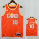 25/26 Cavaliers GARLAND # 10 Orange City Edition Top Quality Hot Pressing NBA Jersey