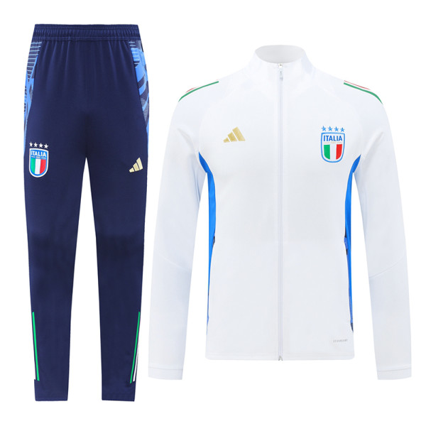24/25 Italy White Jacket Tracksuit(02)