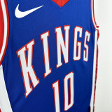 24/25 KINGS BEROZAN #10City Edition Top Quality Hot Pressing  Retro NBA Jersey