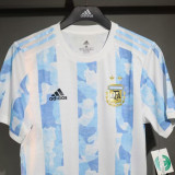 2021  Argentina Home  Player Version Soccer Jersey
