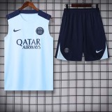 24/25  PSG Light Blue Tank top and shorts suit