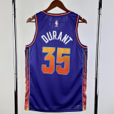 23/24 SUNS DURANT #35 Purple City Edition Top Quality Hot Pressing NBA Jersey