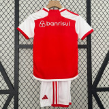24/25 Internacional  Home Kids Soccer Jersey