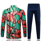24/25 ARS Red Green Inkjet Half Pull Tracksuit # B989 (半拉链)