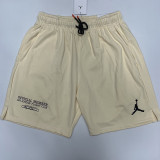 24/25 JOR Yellow Cotton shorts(003、前小英文标、全棉)