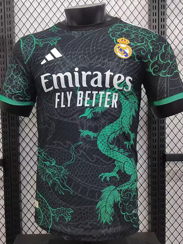 25/26 RMA Green Dragon  Special Edition Player Version Soccer Jersey