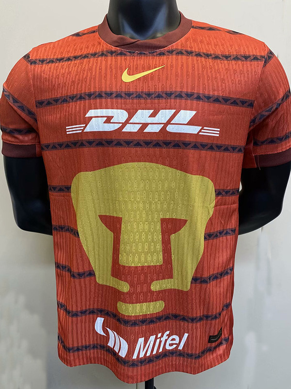 24/25 Pumas UNAM Orange Goalkeeper Player Version Soccer Jersey
