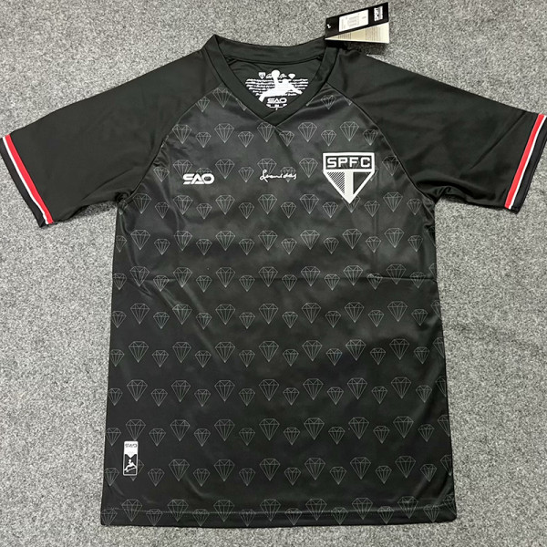 24/25 Sao Paulo November Special Edition Black Fans Soccer Jersey