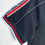 1998/1999 Man Utd  Black Retro Soccer Jersey(袖红边）