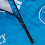 24/25 Napoli Sky Blue  Kids Half Pull Tracksuit  (半拉链)