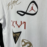 2025 T269 Jordan Logo  Pure Cotton  White T-shirt