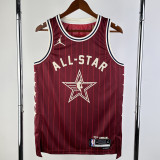 23/24 ALL-STAR CURRY #30 Red Top Quality Hot Pressing NBA Jersey
