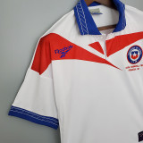 1998 Chile Away Retro  Soccer Jersey（98小字）