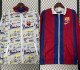 2024 BAR White Graffiti&Red Blue  Sided Windbreaker (双面风衣)