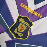1994/1996 Scotland White Retro Soccer Jersey