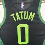24/25 CELTICS TATUM #0 City Edition Top Quality Hot Pressing Retro NBA Jersey