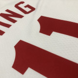 22/23 Nets IRVING #11 White Top Quality Hot Pressing NBA Jersey (Retro Logo)