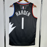 22/23 CLIPPERS HAROEN #1 Black Top Quality Hot Pressing NBA Jersey (Trapeze Edition) 飞人版