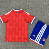 26/27 Chile Home Kids Soccer Jersey