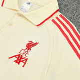 25/26 LIV Light Yellow polo shirts pants suit