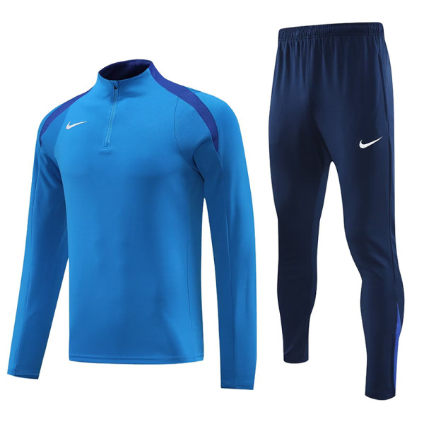 24/25 NK Sky Blue Half Zipper Sportswear # 812 天蓝(半拉链)