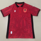 2024 Albania Home  Fans Soccer Jersey