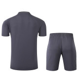 24/25 ACM Grey Black Training Short Suit