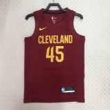22/23 Cleveland Cavaliers MITCHELL #45 Red Top Quality Hot Pressing NBA Jersey