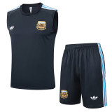 25/26  Argentina Grey Tank top and shorts suit#D2584