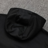 24/25 BAR Black Hooded  Tracksuit(Add Fluff)  (连帽加绒F603)