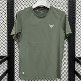 2025 A222 ox head Green Men's T-shirt Top绿色