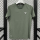2025 A222 ox head Green Men's T-shirt Top绿色