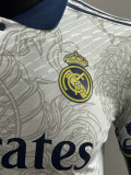 25/26 RMA  Blue Dragon Edition White Player Version Soccer Jersey