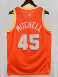 25/26 Cavaliers MITC HELL # 45Orange City Edition Top Quality Hot Pressing NBA Jersey