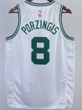 22/23 CELTICS PORZINGIS #8 White Top Quality Hot Pressing NBA Jersey