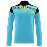 24/25 JO Lake Blue Half Zipper Sportswear # 810  湖蓝(半拉链)