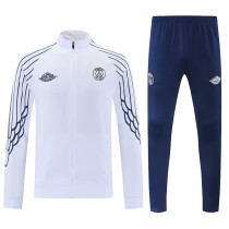 25/26 PSG White  Jacket Tracksuit（宝蓝裤）