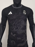 25/26 RMA  Dragon Special Edition Black  Fans Soccer Jersey